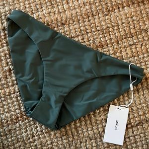 MIKOH Zuma Basic Full Coverage Bottom in Wakame NWT size L